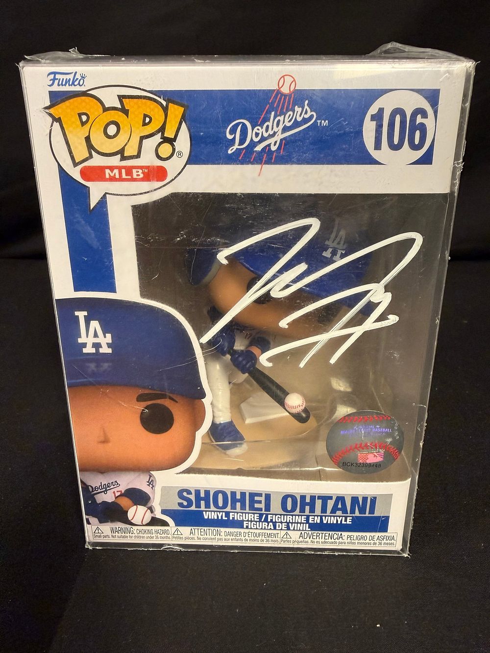 Lot 119: Shohei Ohtani Signed Funko Pop