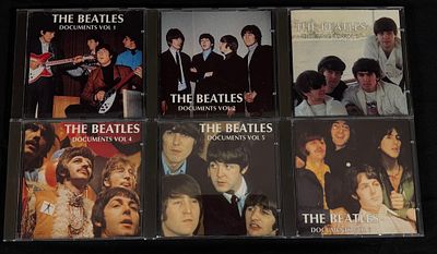 The Beatles Documents Volumes 1-6 CD Collection. Collection of six CDs from the Beatles 