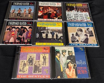 The Beatles - Unsurpassed Masters Collection Vols. 1-7 + Unsurpassed Demo. Eight-disc Beatles 