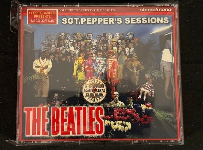 Lot 8: The Beatles - Sgt. Pepper's Sessions (Secret Garden Records) 3-CD Box Set - Sealed