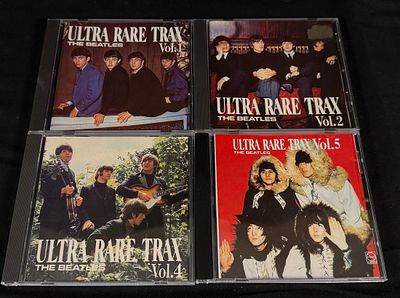 The Beatles - Ultra Rare Trax Collection (Volumes 1, 2, 4 & 5) - 4 CD Set (Swingin' Pig Records). 