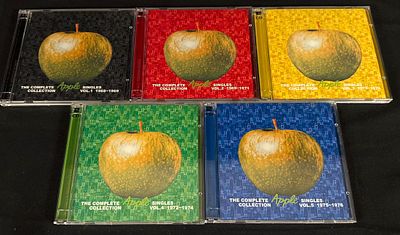 The Beatles - The Complete Apple Singles Collection, Vols. 1-5 (5-CD Set). Five-volume collector 