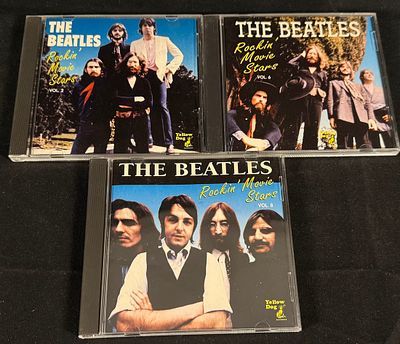 The Beatles - "Rockin' Movie Stars" Yellow Dog CD Collection (3 CDs). Three-volume set from the 