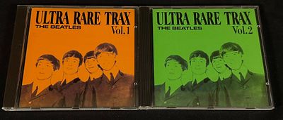 The Beatles - "Ultra Rare Trax" Volumes 1 & 2 CD Set (Swingin' Pig Records). Pair of Beatles 