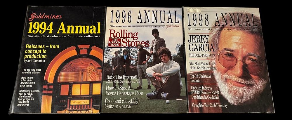 Lot 319: Goldmine Annual Price Guide Collection