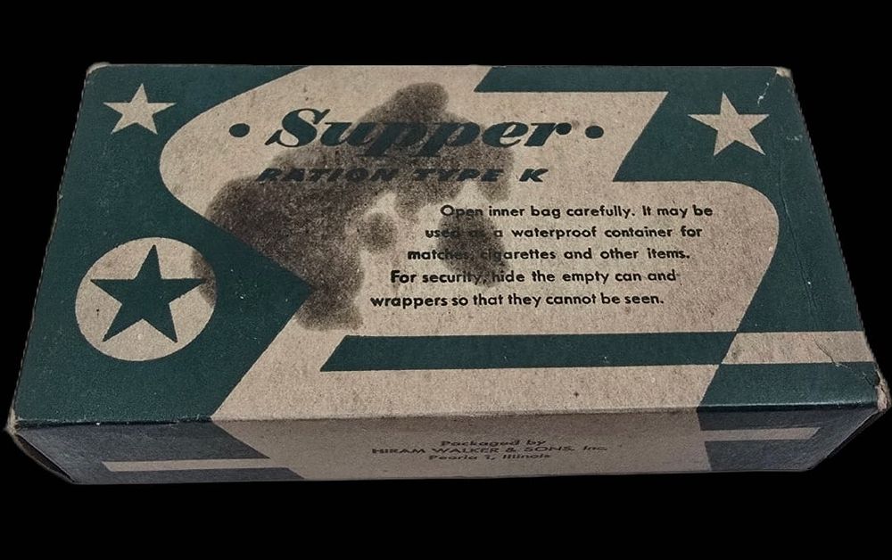 Lot 10: SCARCE WWII K-Ration Supper Morale Series, Sealed