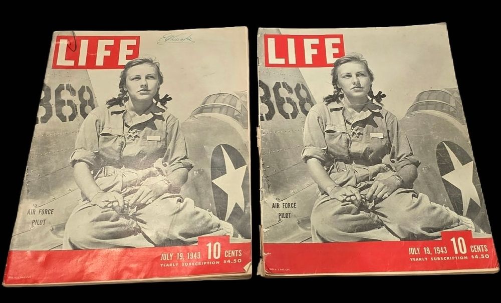 Lot 14: Pair of WWII WASP LIFE Magazines - July 19, 1943