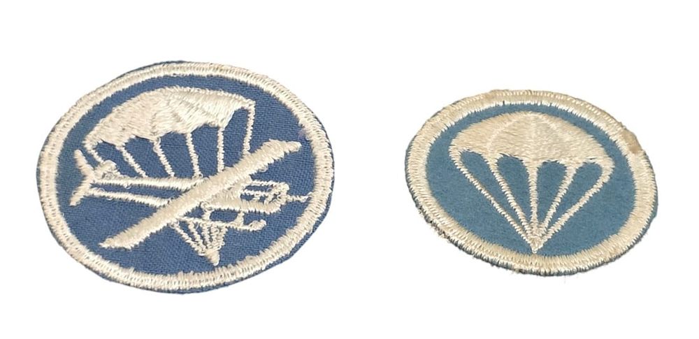 Lot 20: WWII Airborne Pair: Paraglider & Parachute