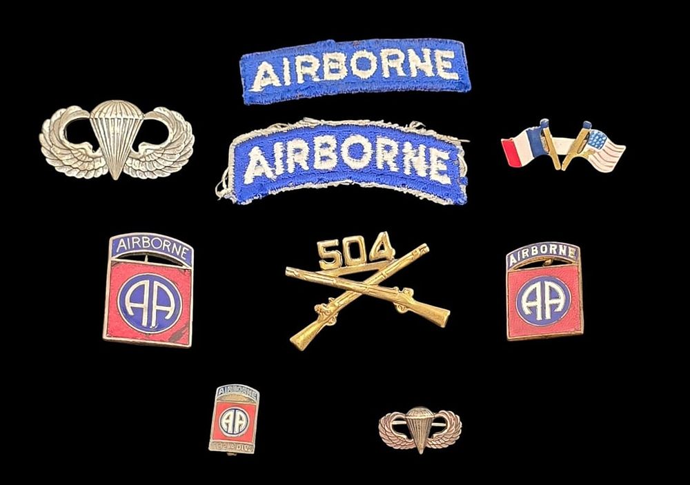 Lot 28: WWII 82nd Airborne / 504th PIR Devils in Baggy
