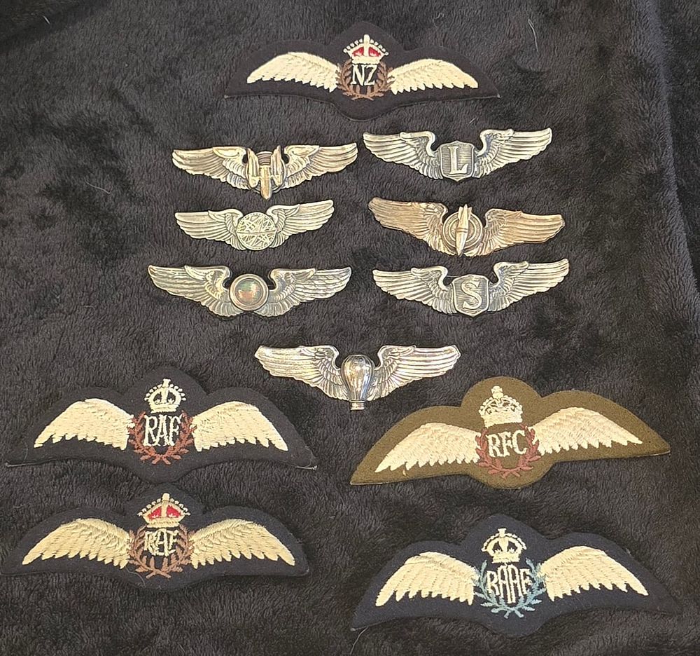 Lot 39: Reproduction Aviation Wings - Suitable for
