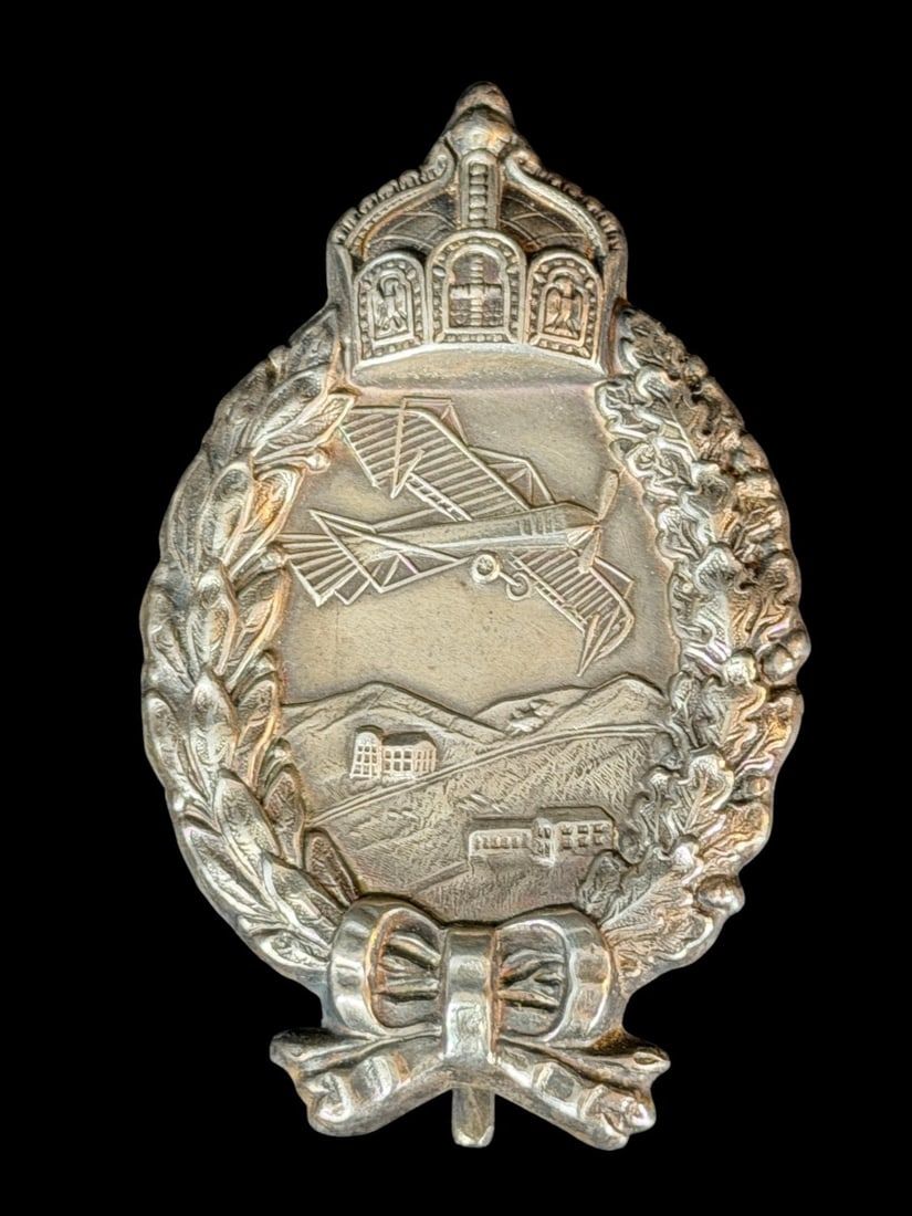 Lot 82: CHOICE WWI Prussian Pilot's Badge, C.E. Juncker