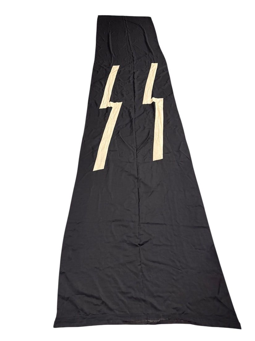 Lot 105: WWII German SS 22.5-Ft Monumental Rally Banner