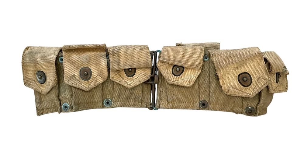 Lot 108: WWII U.S. M1923 .30-06 Cartridge Belt