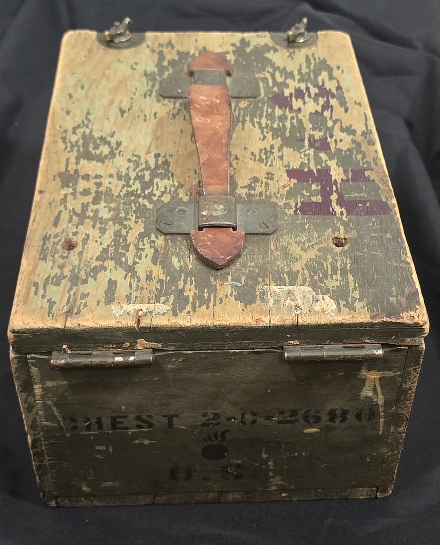 Lot 135A: U.S. Ordnance 30 Cal. Belt Chest