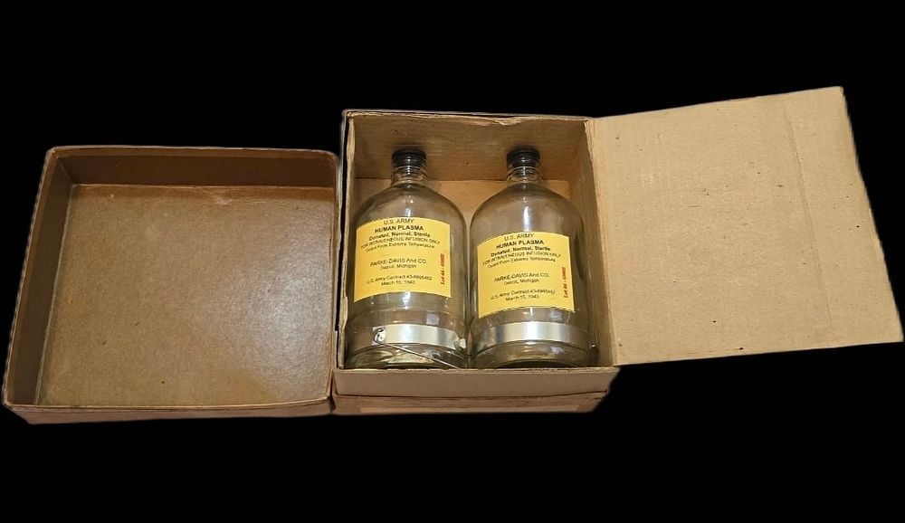 Lot 148: WWII Plasma Carton, Named 104th Div. Mailer