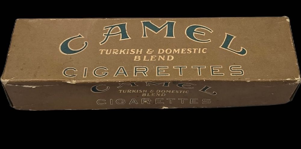 Lot 154: WWI-Era Camel Turkish Blend Cigarette Slide Box