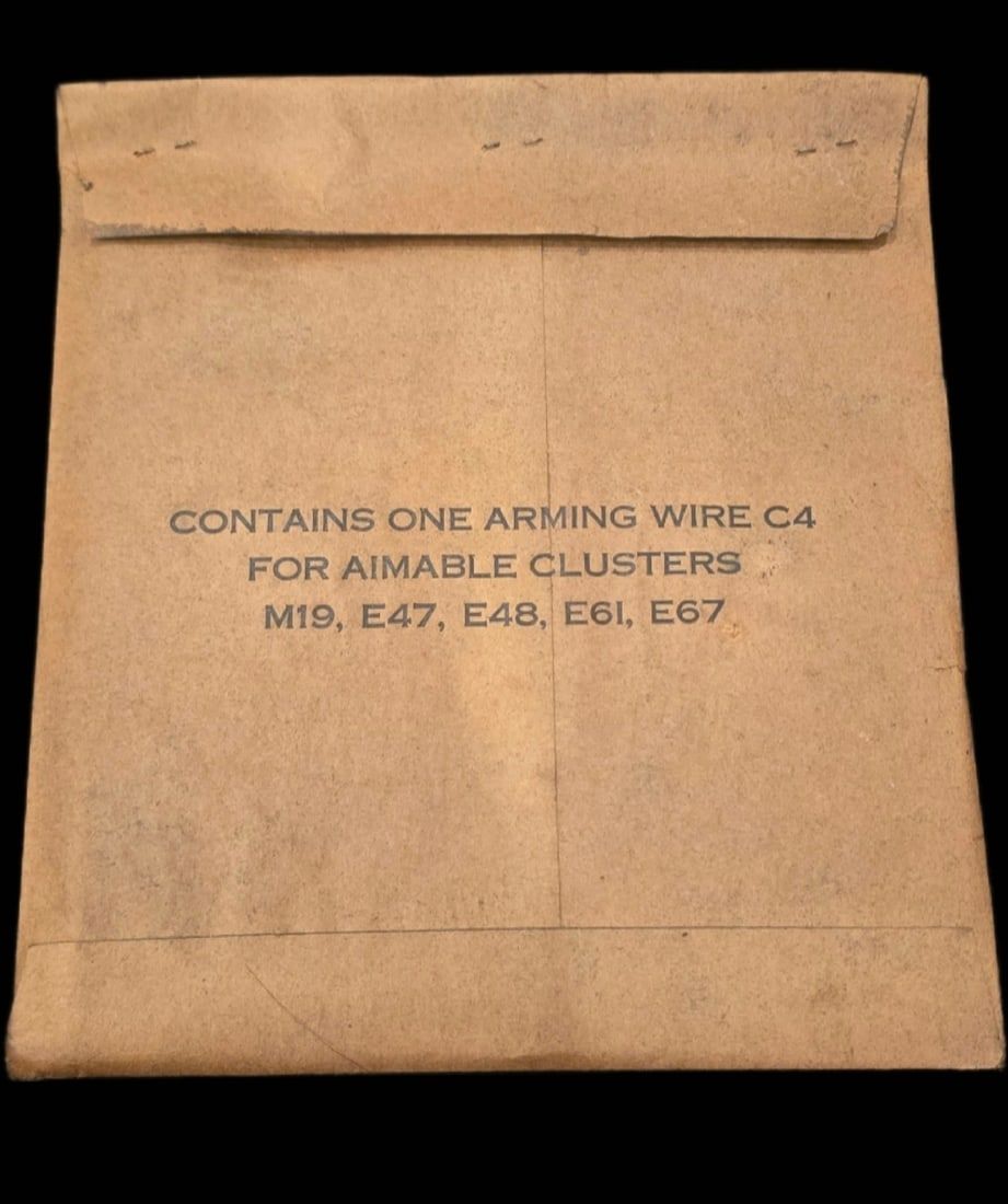Lot 194: WWII OSS/SOE Sealed Arming Wire C4