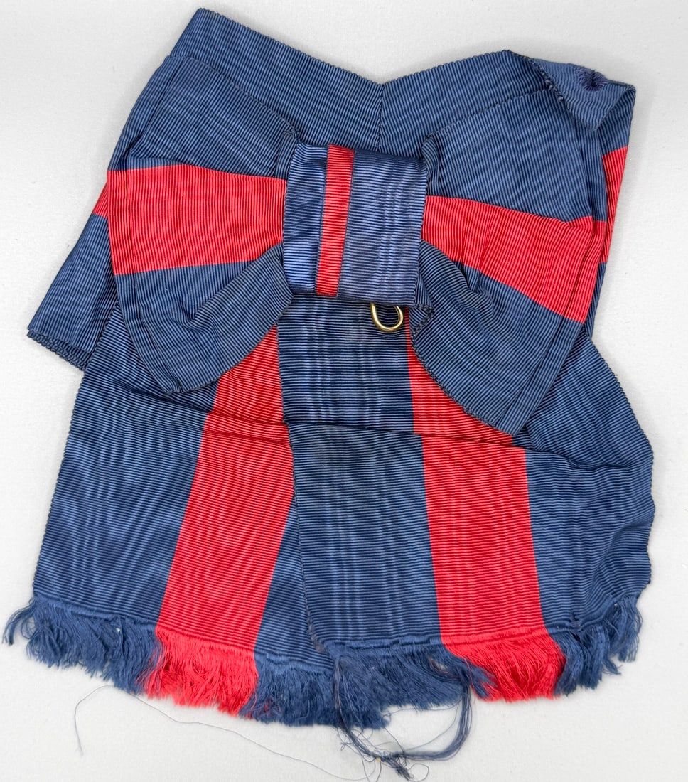 Lot 208: Order of St Michael and St George sash - Saxon
