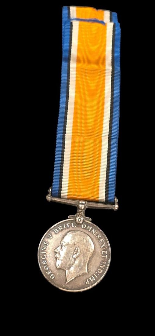 Lot 211: WWI British War Medal - Named Ernest P. Girt, 1st