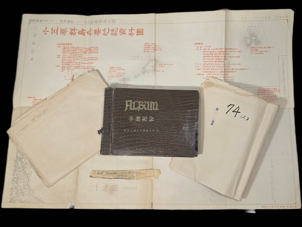 Lot 227A: WWII IWO JIMA COMMAND HQ DEFENSE MAP -GI BRING BACK COLLECTION