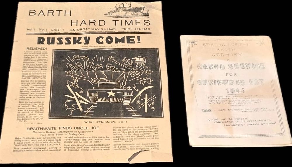 Lot 227E: RARE Stalag Luft I (Barth) POW Newsletter 1 of 1
