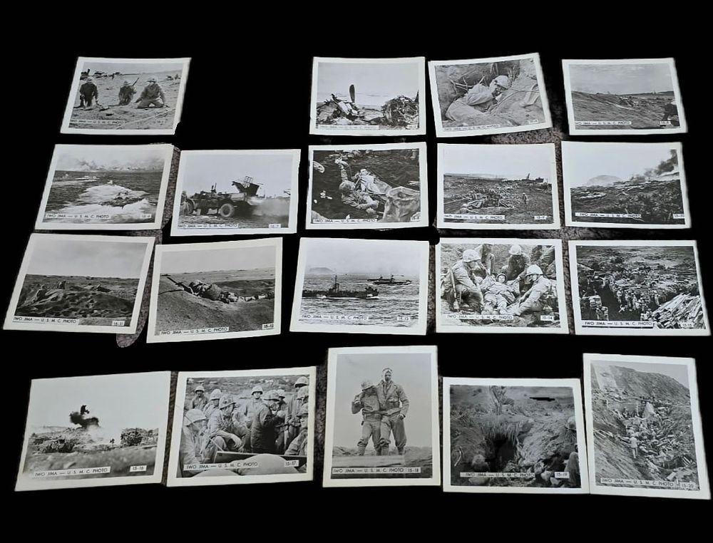 Lot 227F: Rare WWII Iwo Jima Press Photo Collection