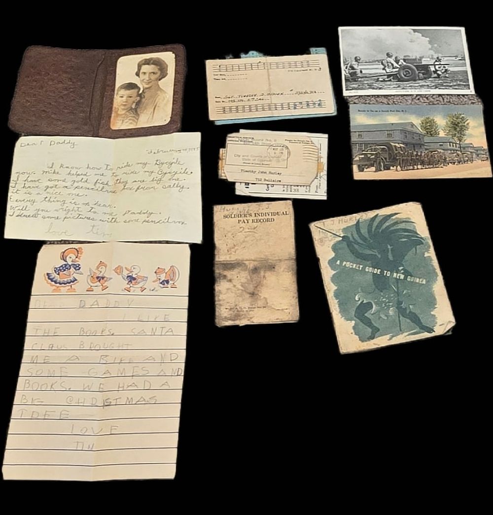 Lot 233: Sgt. Timothy J. Hurley Personal Papers - Pay