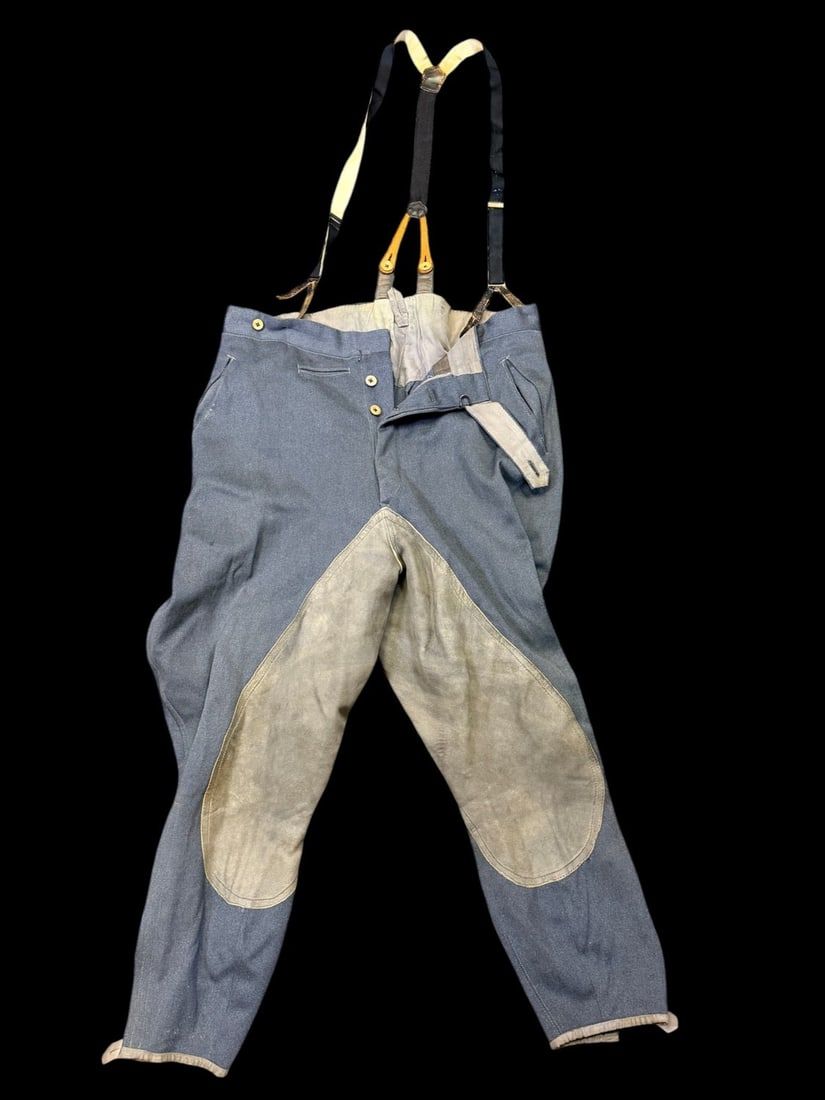 Lot 254: WWII Luftwaffe Trousers Blaugrau Reithose &
