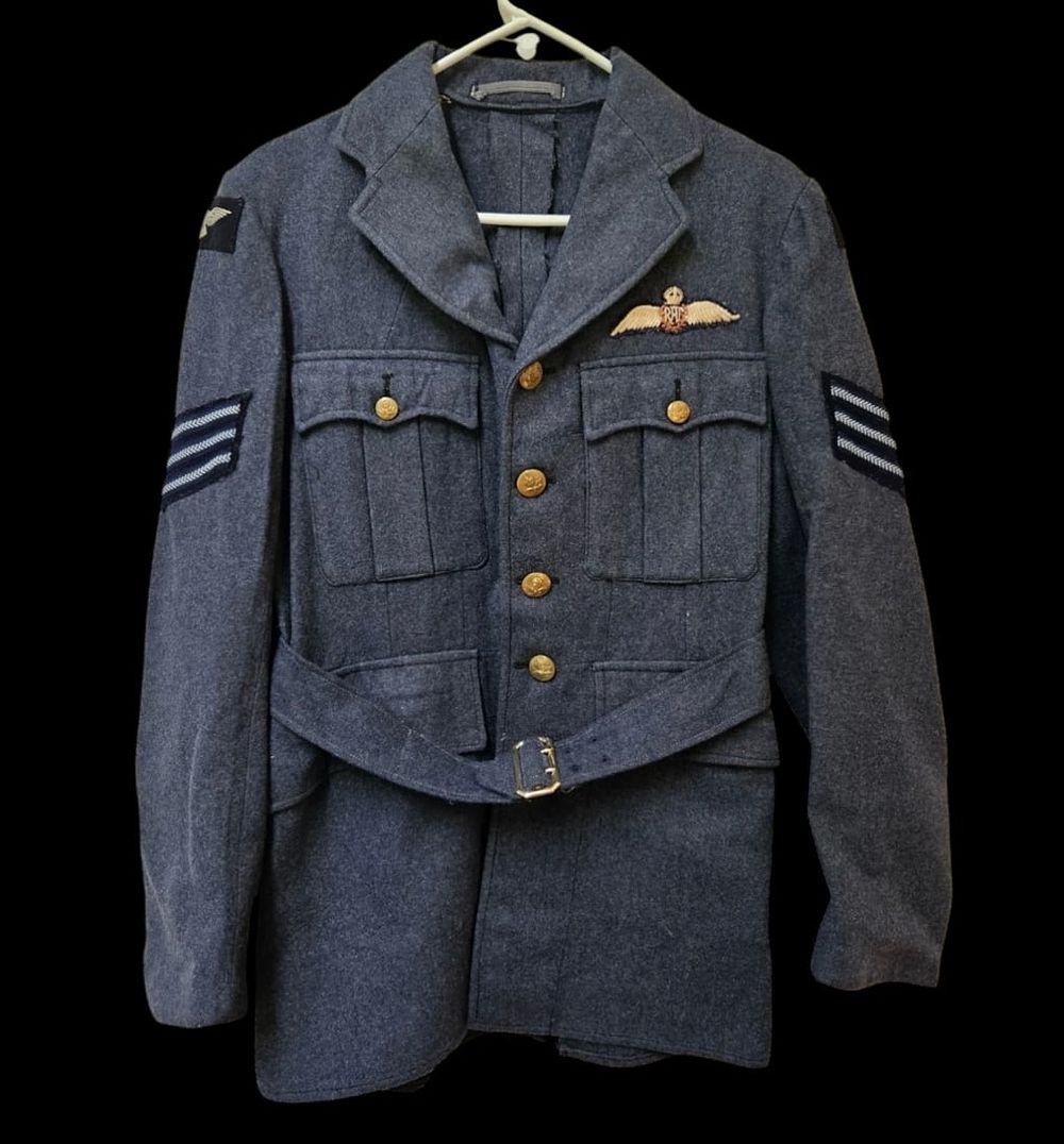 Lot 263A: WWII RAF Sgt Pilot Tunic, Battle of Britain