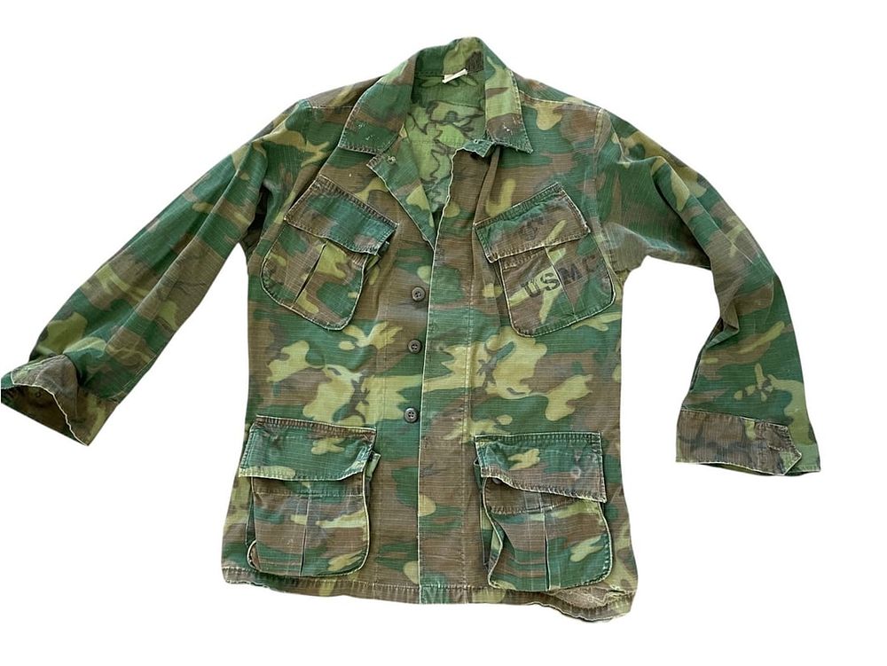 Lot 269: Vietnam USMC Ripstop Camo Jacket