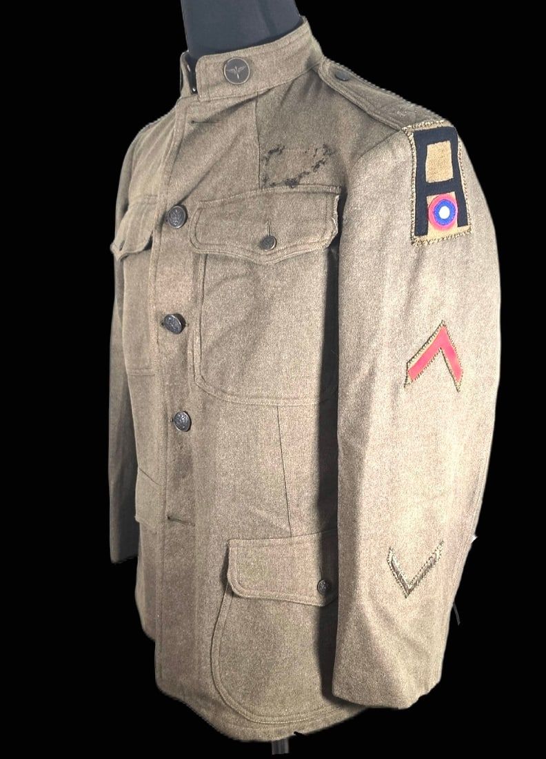 Lot 274: 1917 WWI 1st Army Aero Service NCO Observer