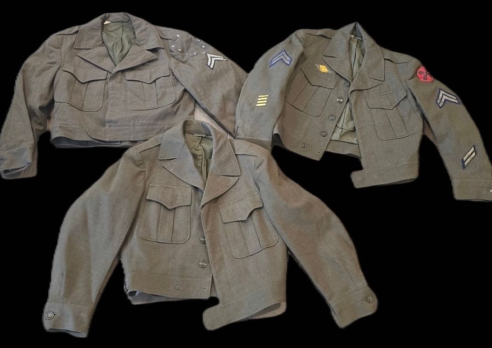 Lot 288: Trio of Ike Jackets - One Named, Occupation Era