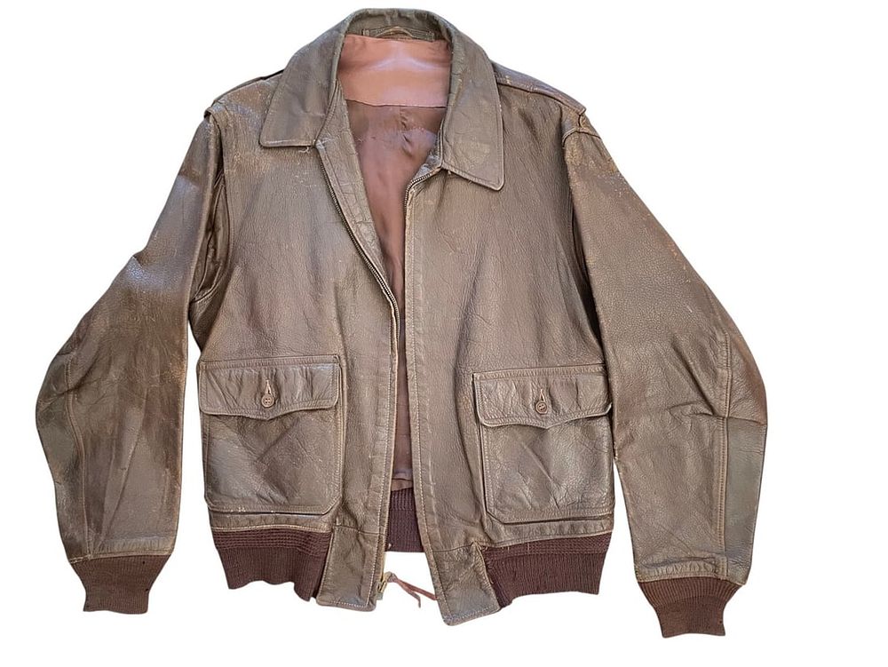 Lot 326: WWII-Era AN-3-A Flight Jacket with Phoenix Patch