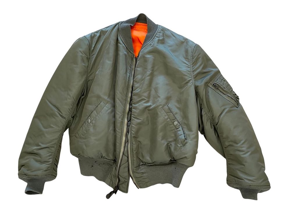 Lot 333: Vietnam-Era Alpha MA-1 Flight Jacket, XL, 1968