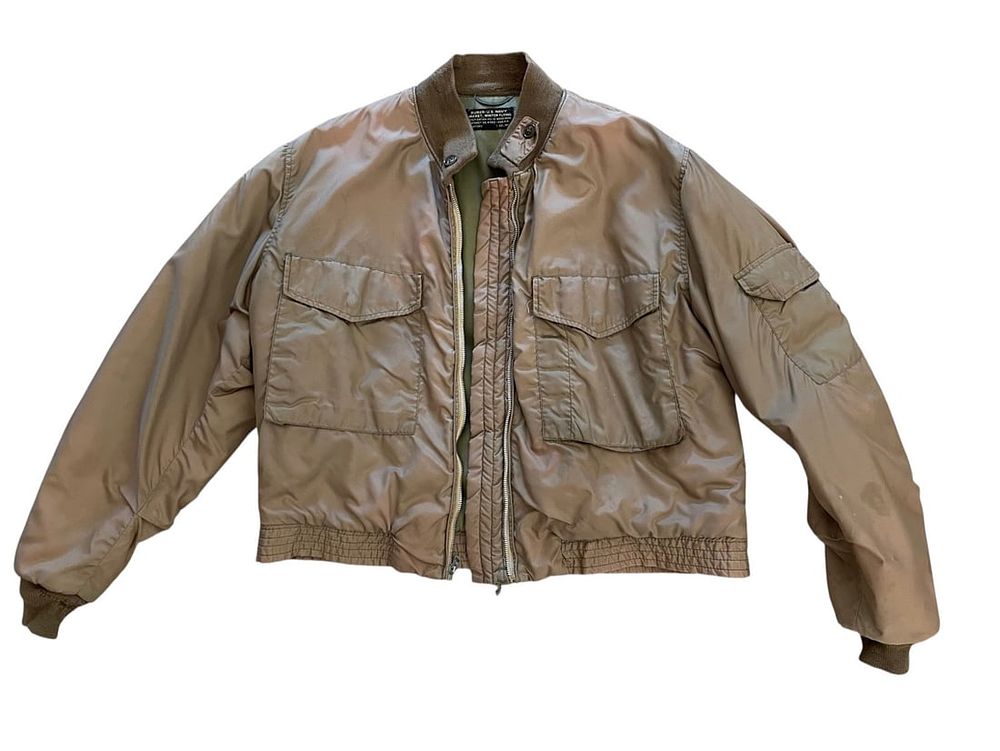 Lot 336: Scarce USN BUAER WEP Flying Jacket, 46L