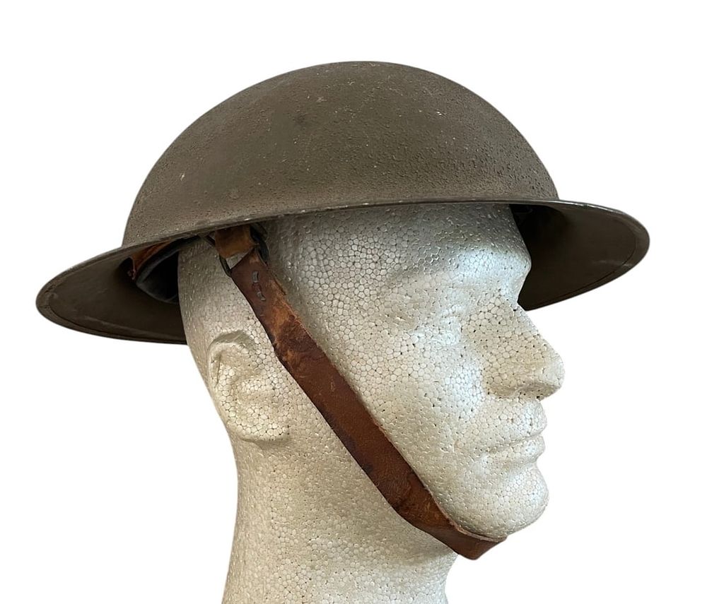 Lot 424: WWI US M1917 Steel Helmet