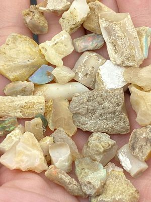 Rock, Crystal, Natural, Collectible, Mineral, Rough. Opal Cutting Rough Ethiopia 25g