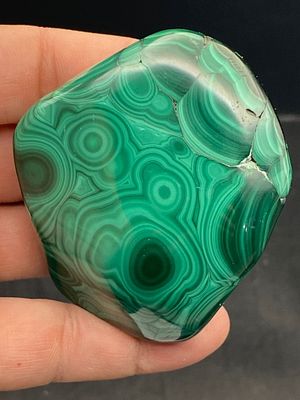 Rock, Crystal, Natural, Decor, Collectible, Carving, Freeform, Polished. Malachite Polished 