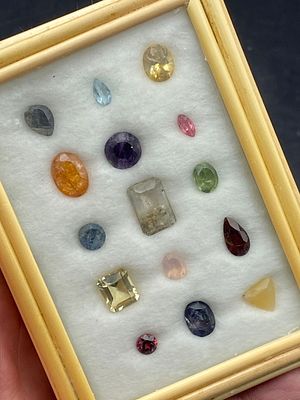 Rock, Crystal, Natural, Jewelry, Gemstone. 15 Gemstones Variety of Stones and Cut
