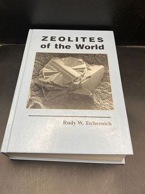 Book, Reference, Collectible, Decor. Zeolites of The World with Author Signature Book