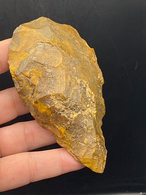 Artifact, Rock, History, Collectible, Tool,. Artifact: Hand Axe France Valley of the Neanderthal