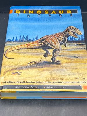Book, Reference, Collectible, Decor. Guidebook: Dinosaur Tracks