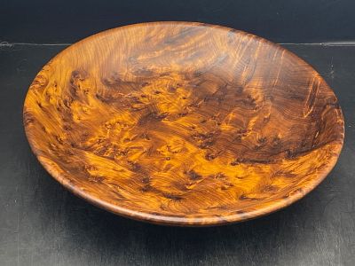 Thuya Wood, Carving, Natural, Decor, Collectible,. Wood Bowl Thuya Wood 8"