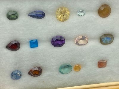 Rock, Crystal, Natural, Jewelry, Gemstone. 15 Gemstones Variety of Stones and Cut
