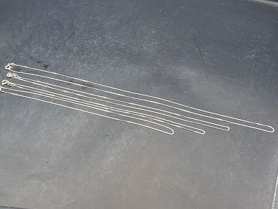 Rock, Crystal, Natural, Jewelry, Necklace. Jewelry Chains: Sterling Silver Box Chains 16", 18" 