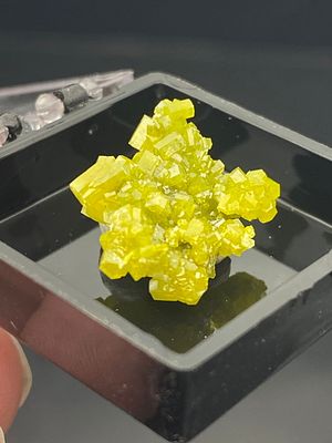 Rock, Crystal, Natural, Collectible, Mineral, Specimen. Pyromorphite Cordoba, Spain C Hall Collection