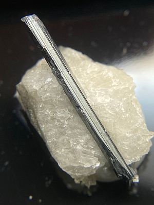 Rock, Crystal, Natural, Collectible, Mineral, Specimen. Stibnite Italy C Hall Collection