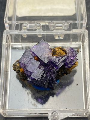 Rock, Crystal, Natural, Collectible, Mineral, Specimen. Fluorite Mexico C Hall Collection