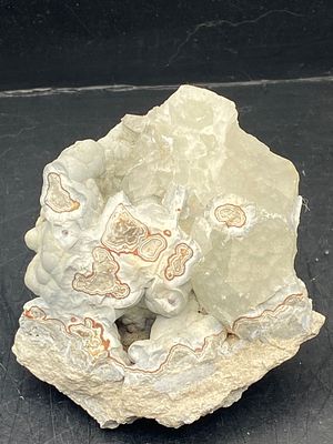 Rock, Crystal, Natural, Collectible, Mineral, Specimen. Millerite in Coldwater Agate Ollie Mine, Iowa