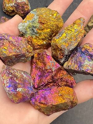 Rock, Crystal, Natural, Collectible, Mineral, Specimen. Bornite "Peacock Ore" Mexico 1lb
